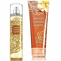 Bath & Body Works Warm Vanilla Sugar Gift Set - Body Cream & Fragrance Mist