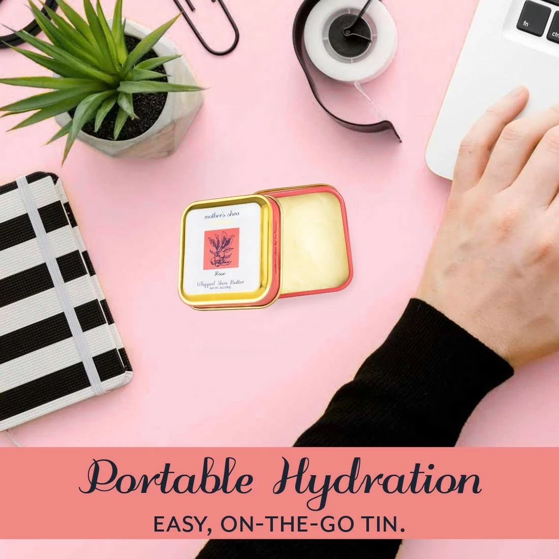 Mother's Shea By Eu'Genia Shea Butter (Rose, 2 Oz Tins - Set Of 3) 100% Pure Raw Unrefined African Shea - Organic, Sustainably-Sourced Ingredients - Natural Skin & Hair Care 7 Mother's Shea By Eu'Genia Shea Butter (Rose, 2 Oz Tins - Set Of 3) 100% Pure Raw Unrefined African Shea - Organic, Sustainably-Sourced Ingredients - Natural Skin & Hair Care - Image 5