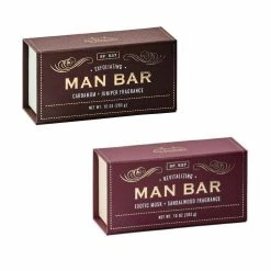 San Francisco Soap Company Man Bar Oz Bar Soap, Sandalwood, Juniper, 10 Ounce (SFS-EMS3670-CJB2520)
