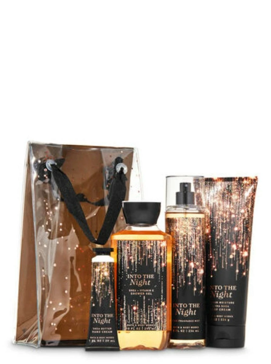 B & Body Works Bath And Body Works INTO THE NIGHT Gift Bag Set - Body Cream - Shower Gel - Hand Cream And Fine Fragrance Mist - Full Size 3 B & Body Works Bath And Body Works INTO THE NIGHT Gift Bag Set - Body Cream - Shower Gel - Hand Cream And Fine Fragrance Mist - Full Size