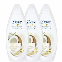 Dove Men+Care (3-Pack) Dove Restoring Ritual Body Wash Coconut Oil Almond Milk Shower Gel 16.9oz -Moisturizers Sales vx019hwhugz5f1lujikkglvbf9jq