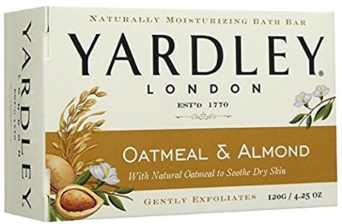 Yardley London Oatmeal And Almond Naturally Moisturizing Bath Bar, 4.25 Oz. (Pack Of 1) 3 Yardley London Oatmeal And Almond Naturally Moisturizing Bath Bar, 4.25 Oz. (Pack Of 1)