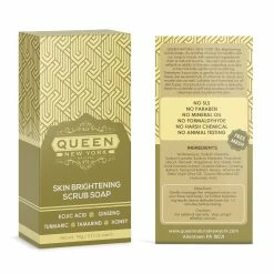 QUEEN NATURAL NEW YORK ORGANIC Kojic Acid+Ginseng Skin Brightening Scrub Soap- Moisturizes, Reduces The Appearance Of Acne Scars Wrinkles, Dark Or Red Spots Vegan Cruelty Free-NO FRAGRANCE-SPF 15 6 QUEEN NATURAL NEW YORK ORGANIC Kojic Acid+Ginseng Skin Brightening Scrub Soap- Moisturizes, Reduces The Appearance Of Acne Scars Wrinkles, Dark Or Red Spots Vegan Cruelty Free-NO FRAGRANCE-SPF 15 -Moisturizers Sales w5qkhk80zwqoyqnelqglbchbypou