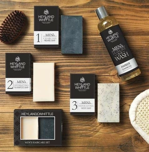 Heyland & Whittle Charcoal Beard Bar For Men 130g 6 Heyland & Whittle Charcoal Beard Bar For Men 130g - Image 4