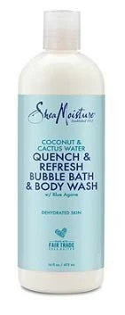 SheaMoisture Coconut & Cactus Water Quench & Refresh Bubble Bath & Body Wash 16 Oz 3 SheaMoisture Coconut & Cactus Water Quench & Refresh Bubble Bath & Body Wash 16 Oz