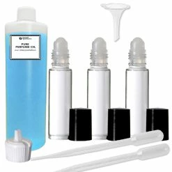 Grand Parfums Store Grand Parfums Perfume Oil Set - Casmir For Women Type - Our Interpretation, With Roll On Bottles And Tools To Fill Them (8 Oz, 3 Bottles With Labels) -Moisturizers Sales wbzih59y1fakz1dpzy1cixl6khrm