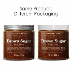 MAJESTIC PURE Brown Sugar Body Scrub For Cellulite And Exfoliation - Natural Body Scrub - Reduces The Appearances Of Cellulite, Stretch Marks, Acne, And Varicose Veins, 10 Ounces -Moisturizers Sales wcltpf03j7jooryiznq4xn1cfz5h