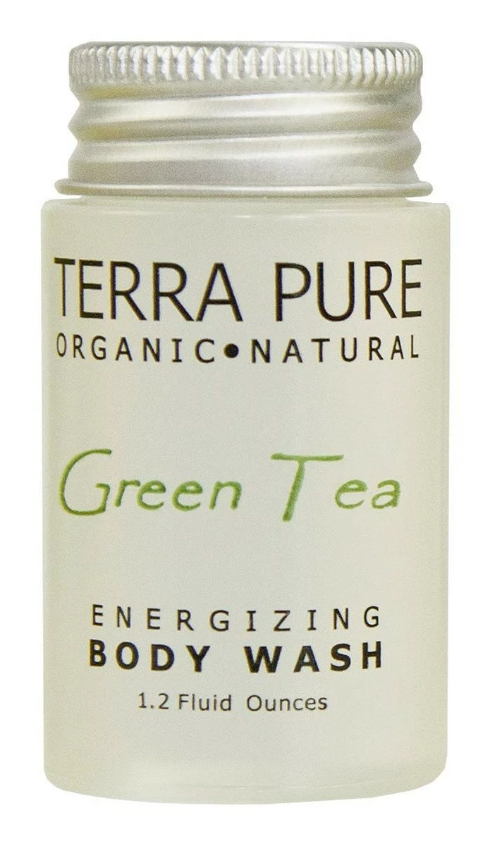 Terra Pure Green Tea Body Wash, 1.2 Oz. In Jam Jar With Organic Honey And Aloe Vera (Case Of 300) 3 Terra Pure Green Tea Body Wash, 1.2 Oz. In Jam Jar With Organic Honey And Aloe Vera (Case Of 300)