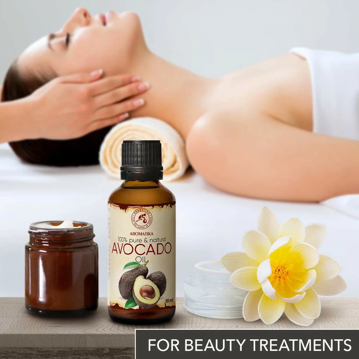 AROMATIKA Avocado Oil 1.7 Oz - 50ml - Persea Gratissima Oil - South Africa - 100% Pure & Natural - Best Benefits For Skin - Hair - Body - Face Care - Massage 10 AROMATIKA Avocado Oil 1.7 Oz - 50ml - Persea Gratissima Oil - South Africa - 100% Pure & Natural - Best Benefits For Skin - Hair - Body - Face Care - Massage - Image 8