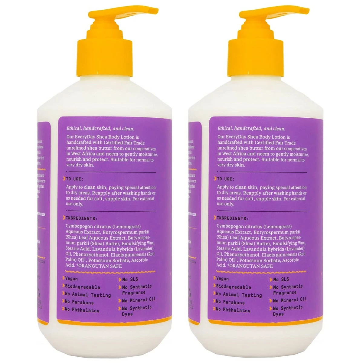 Alaffia Store Alaffia Everyday Shea Body Lotion, Lavender 16 FZ (Pack Of 2) 4 Alaffia Store Alaffia Everyday Shea Body Lotion, Lavender 16 FZ (Pack Of 2) - Image 2