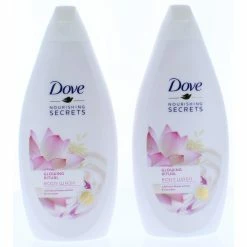 Dove Men+Care 2 Pk. Dove Glowing Ritual Body Wash, Lotus Flower Extract & Rice Water 16.9 Fl Oz (33.8 Fl Oz Total)