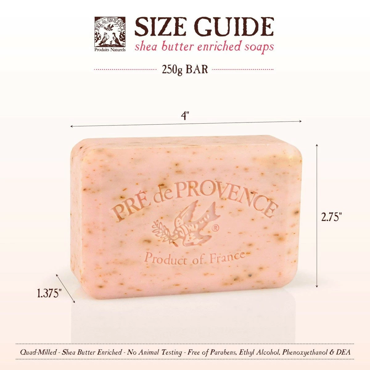 Pre De Provence Store Pre De Provence Artisanal French Soap Bar Enriched With Shea Butter, Patchouli, 250 Gram 12 Pre De Provence Store Pre De Provence Artisanal French Soap Bar Enriched With Shea Butter, Patchouli, 250 Gram - Image 10