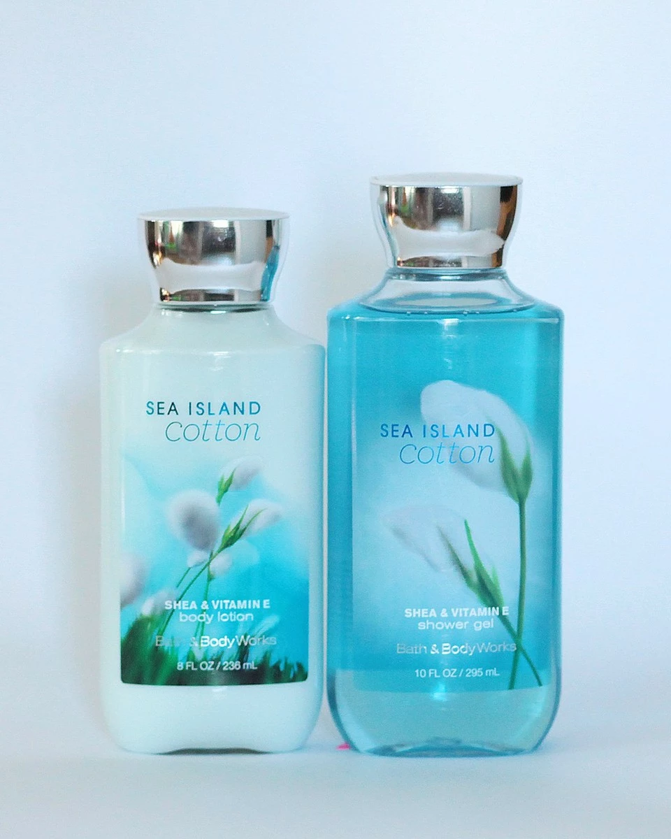 Bath And Body Works Sea Island Cotton Gift Set Of Shower Gel And Body Lotion 3 Bath And Body Works Sea Island Cotton Gift Set Of Shower Gel And Body Lotion