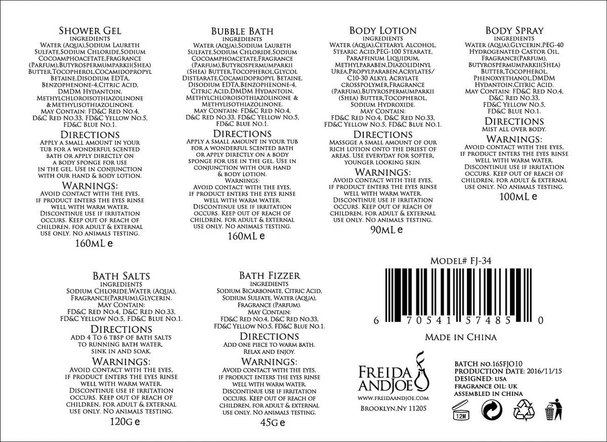 Freida And Joe Aromatic Autumn Mango-Pear Home Spa Experience: Women’s Fall Season Set Features Shower Gel, Bubble Bath, Bath Salt, Body Lotion, Body Spray, And Bath Fizzer In Delicate Woven Basket 6 Freida And Joe Aromatic Autumn Mango-Pear Home Spa Experience: Women’s Fall Season Set Features Shower Gel, Bubble Bath, Bath Salt, Body Lotion, Body Spray, And Bath Fizzer In Delicate Woven Basket - Image 4