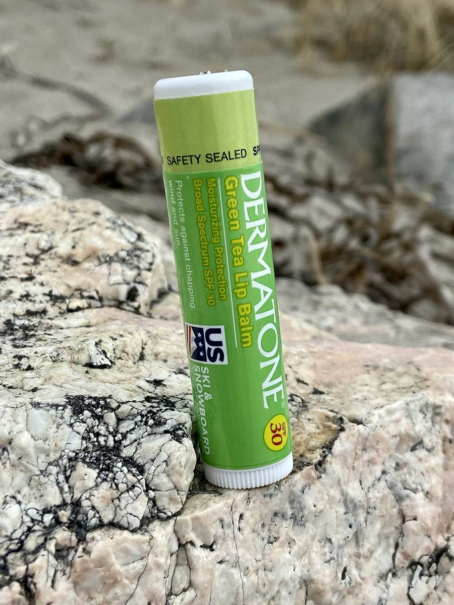 Dermatone Store Dermatone Green Tea Lip Balm SPF 30, 0.15 Oz. - 3-Pack 6 Dermatone Store Dermatone Green Tea Lip Balm SPF 30, 0.15 Oz. - 3-Pack - Image 4