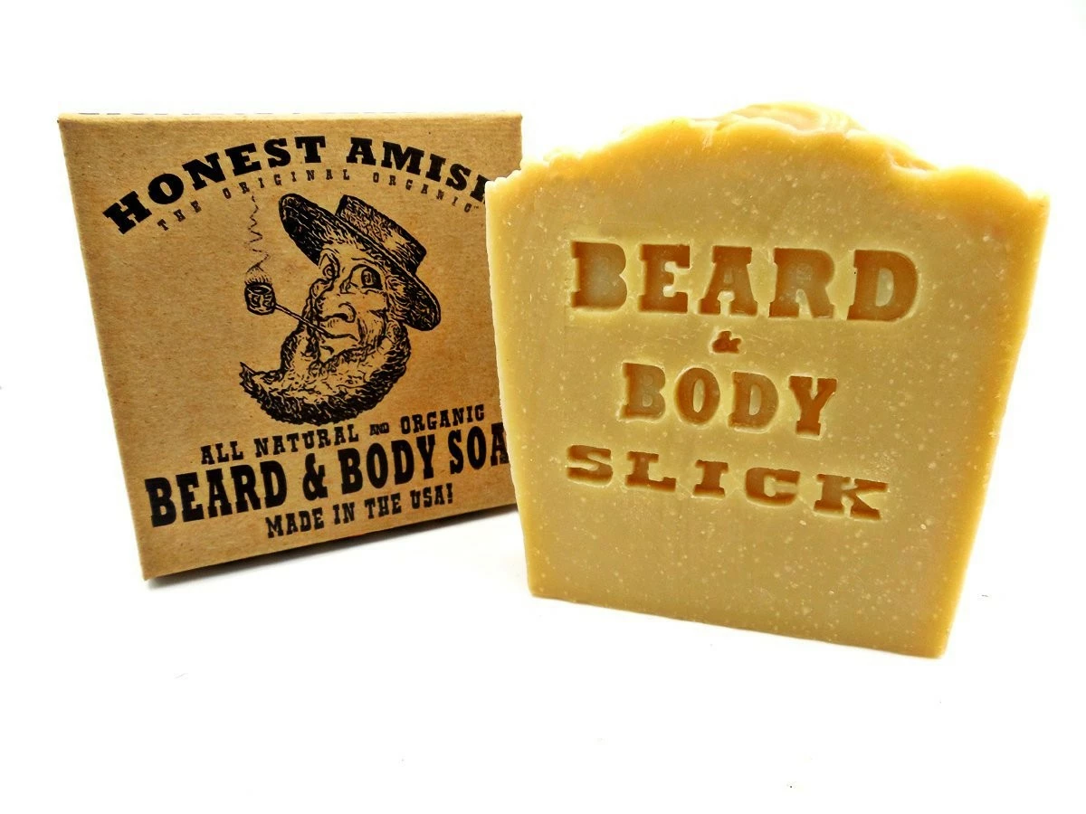 Honest Amish Store Honest Amish Beard & Body Soap (Slick) 3 Honest Amish Store Honest Amish Beard & Body Soap (Slick)