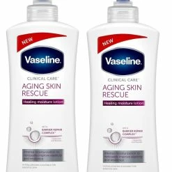 Vaseline Store NEW Aging Skin Rescue Hand And Body Lotion 13.5 FL OZ (400ml) - 2-PACK