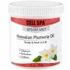 Cell Spa Exfoliating Hawaiian Plumeria Oil Infused With Organic Essential Oils Body & Foot Scrub With Epsom Salt For Skin Care, Natural Anti-Cellulite, Acne, Foot Soak, Stretch Marks Wrinkles & Scars 16 Oz -Moisturizers Sales x7tvf1v37o4ocem8n4ts107tdcww