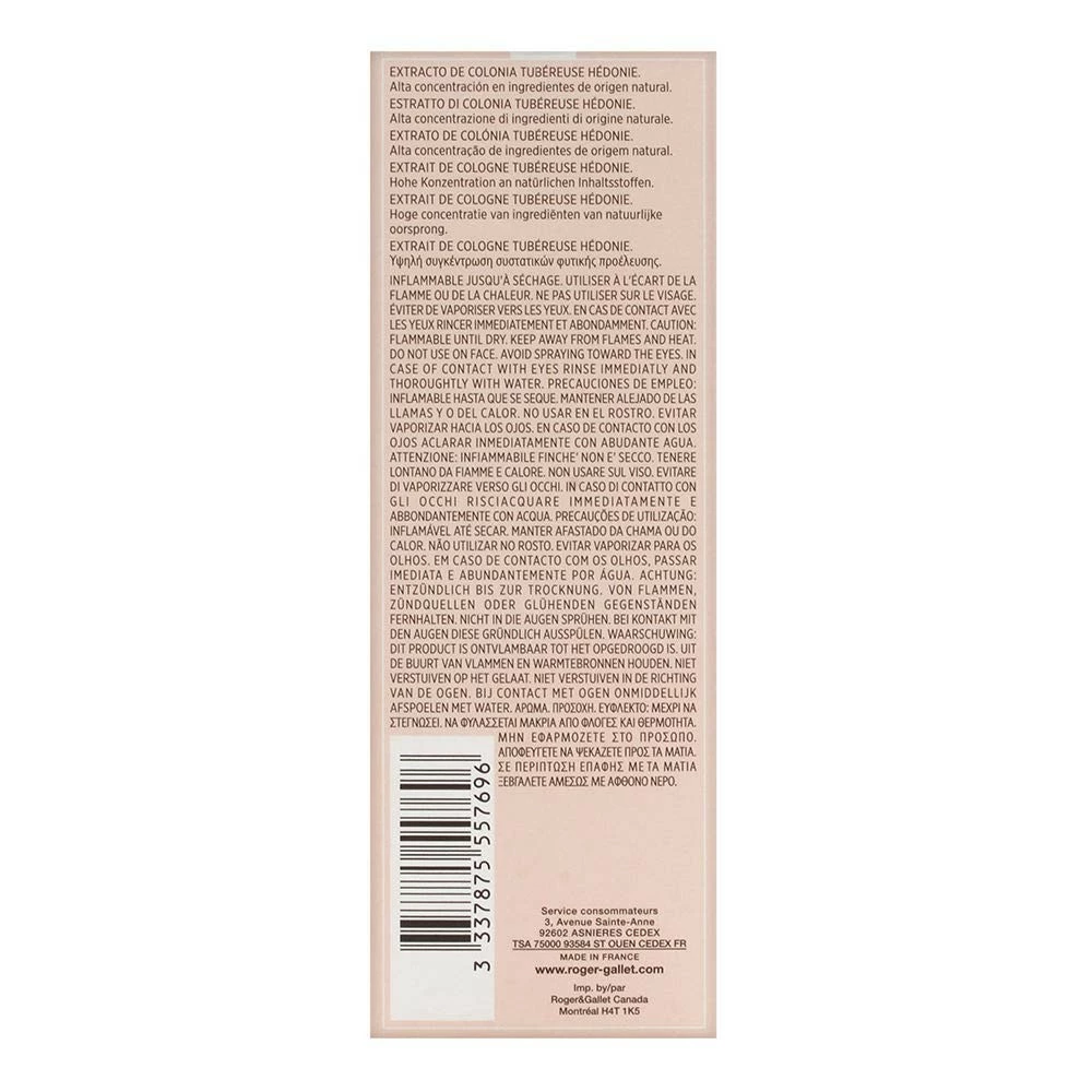 ROGER & GALLET Extrait Cologne Tubereuse 100Ml 4 ROGER & GALLET Extrait Cologne Tubereuse 100Ml - Image 2