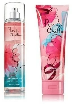 Bath & Body Works Pink Chiffon Ultra Shea Body Cream & Fine Fragrance Mist Gift Set 4 Bath & Body Works Pink Chiffon Ultra Shea Body Cream & Fine Fragrance Mist Gift Set - Image 2