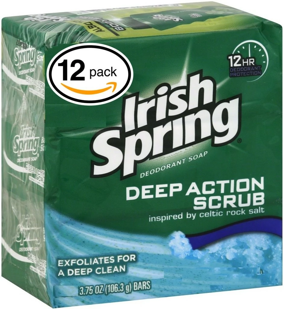 Irish Spring® Irish Spring Moisture Blast Deodorant Soap Soap For Unisex, 12 Count, 3.75 Oz Each 3 Irish Spring® Irish Spring Moisture Blast Deodorant Soap Soap For Unisex, 12 Count, 3.75 Oz Each