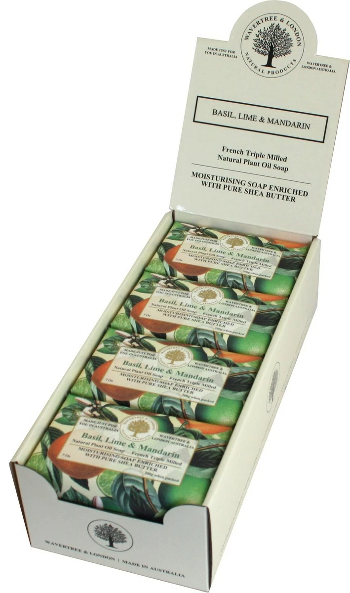 Wavertree & London Store Wavertree & London Basil, Lime & Mandarin (8 Bars) 3 Wavertree & London Store Wavertree & London Basil, Lime & Mandarin (8 Bars)