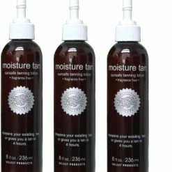 Tanning Bay Products Moisture Tan Professional Sunless Tanner 8oz 3 PACK -- Voted #1 Self Tanner -- **FREE PRIORITY MAIL SHIPPING!!**