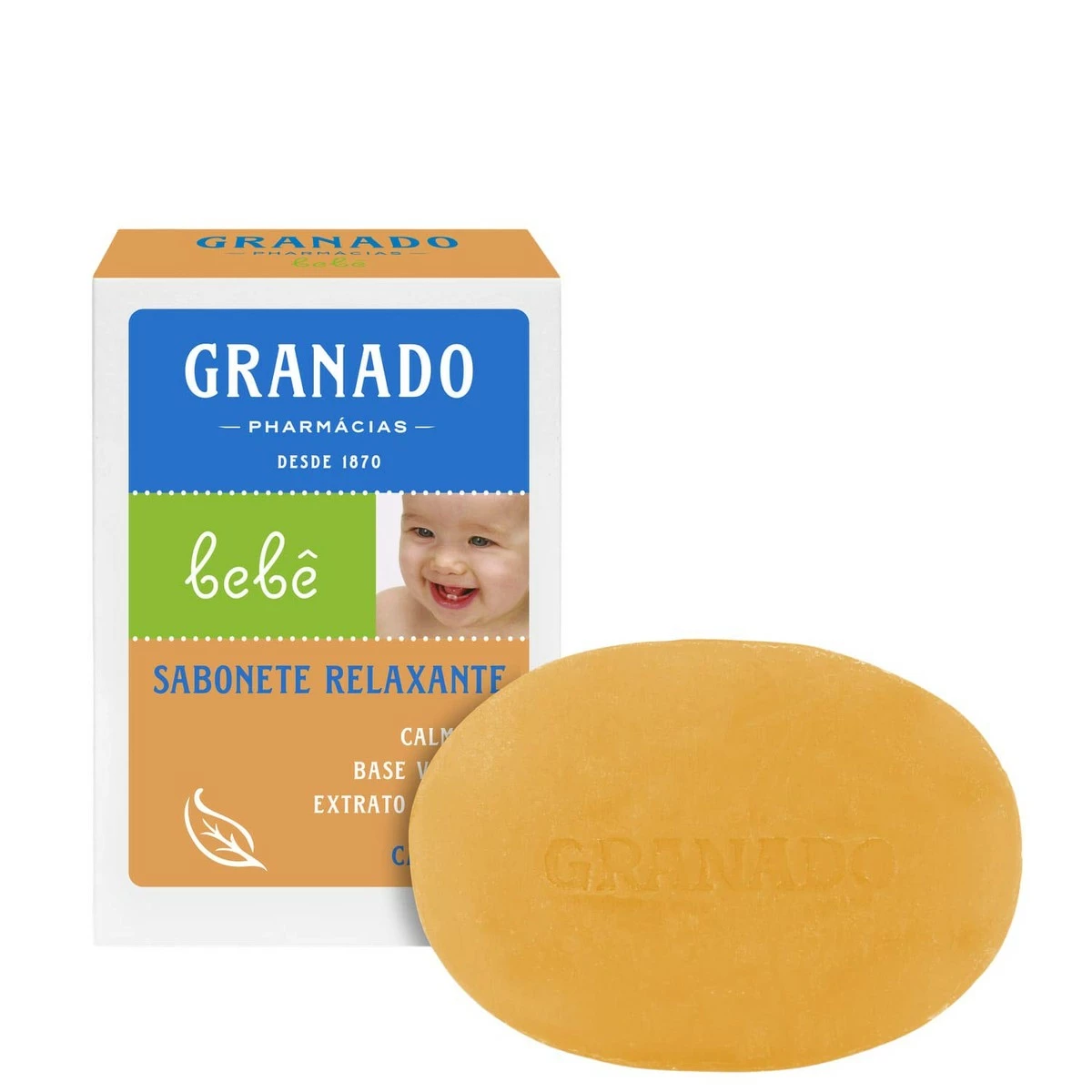 Granado - Linha Bebe - Sabonete Em Barra Camomila 90 Gr - (Granado - Baby Collection - Chamomile Bar Soap Net 3.1 Oz) 3 Granado - Linha Bebe - Sabonete Em Barra Camomila 90 Gr - (Granado - Baby Collection - Chamomile Bar Soap Net 3.1 Oz)