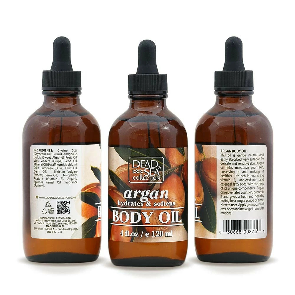 Dead Sea Collection Argan Oil Moisturizing Body Oil. 4 FL OZ 5 Dead Sea Collection Argan Oil Moisturizing Body Oil. 4 FL OZ - Image 3