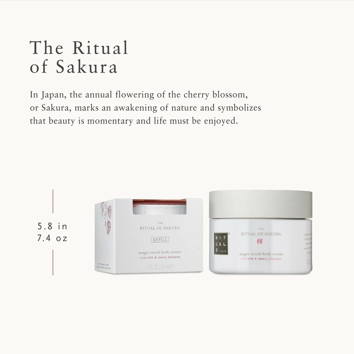 RITUALS The Ritual Of Sakura Body Cream And Refill Set 5 RITUALS The Ritual Of Sakura Body Cream And Refill Set - Image 3