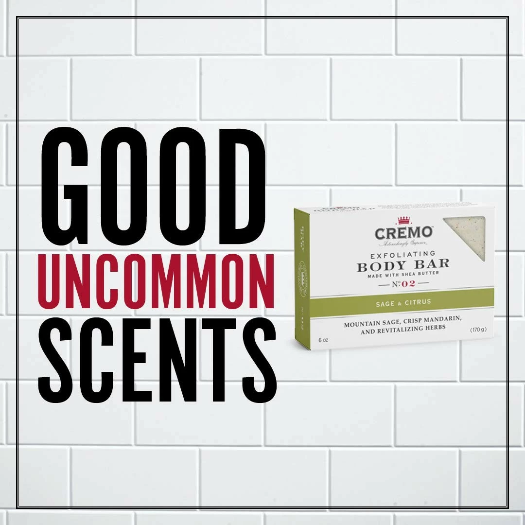 Cremo Store Cremo Exfoliating Body Bar With Shea Butter, Sage & Citrus, 6 Oz. (pack Of 3) 4 Cremo Store Cremo Exfoliating Body Bar With Shea Butter, Sage & Citrus, 6 Oz. (pack Of 3) - Image 2