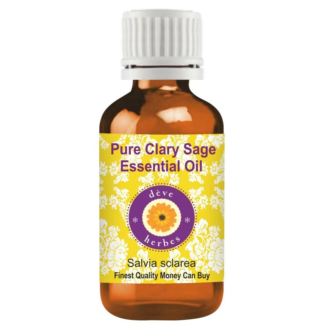 Deve Herbes Store Deve Herbes Pure Clary Sage Essential Oil (Salvia Sclarea) 100% Natural For Aromatherapy, Relaxation And Massage Therapeutic Grade Steam Distilled 10ml(0.33 Oz) 3 Deve Herbes Store Deve Herbes Pure Clary Sage Essential Oil (Salvia Sclarea) 100% Natural For Aromatherapy, Relaxation And Massage Therapeutic Grade Steam Distilled 10ml(0.33 Oz)