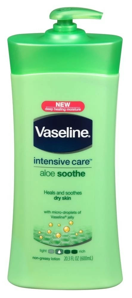 Vaseline® Vas Ic Lot Aloe (New) Size 20.3z Vaseline Aloe Fresh Body Lotion With Aloe & Cucumber 20.3oz 3 Vaseline® Vas Ic Lot Aloe (New) Size 20.3z Vaseline Aloe Fresh Body Lotion With Aloe & Cucumber 20.3oz