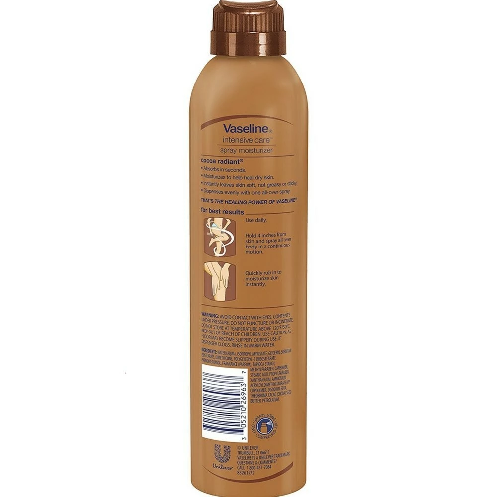 Vaseline® Vaseline Spray Go Cocoa Radiant, 6.5 Oz (Pack Of 2) 3 Vaseline® Vaseline Spray Go Cocoa Radiant, 6.5 Oz (Pack Of 2)