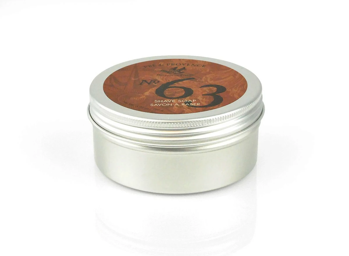 Pre De Provence Store No. 63 Men's 150 Shave Soap With Tin, Aromatic, Warm, & Spicy Masculine Fragrance, Quad-Milled For Long Lasting Soap & Enriched With Shea Butter 5 Pre De Provence Store No. 63 Men's 150 Shave Soap With Tin, Aromatic, Warm, & Spicy Masculine Fragrance, Quad-Milled For Long Lasting Soap & Enriched With Shea Butter - Image 3