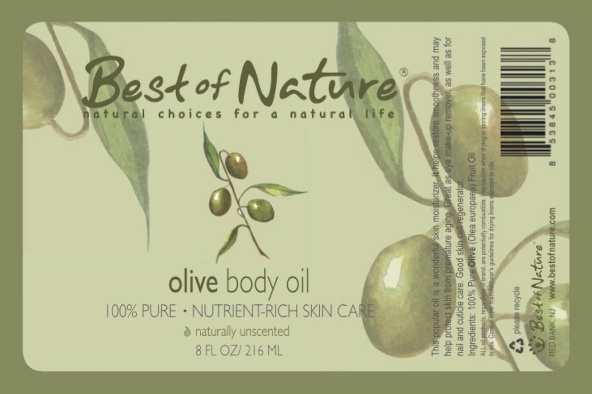 Best Of Nature 100% Pure Olive Massage & Body Oil (8 Oz) 6 Best Of Nature 100% Pure Olive Massage & Body Oil (8 Oz) - Image 4
