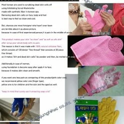 MAGIC UNION (1 Pair) Magic Korean Body-scrub Gloves,Korean Spa Bath Washcloth (Finger Type) By Jung-jun Industry 정준산업 요술때장갑 때르메스 -Moisturizers Sales y6ql1lmt8ek8sdpu36jqcwaql5v5
