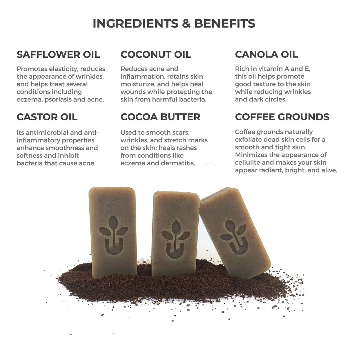 Urbanized Beauty Handmade Natural Coffee Firming Exfoliating Soap Scrub Skin Care Gift Set - Cocoa Vanilla - Face Hand Body Bath Accessories Cleanser (Loofah Alt) - Men Women - 3 Soaps 2 Oz Bar Gifts - Gentle Scent 11 Urbanized Beauty Handmade Natural Coffee Firming Exfoliating Soap Scrub Skin Care Gift Set - Cocoa Vanilla - Face Hand Body Bath Accessories Cleanser (Loofah Alt) - Men Women - 3 Soaps 2 Oz Bar Gifts - Gentle Scent - Image 9