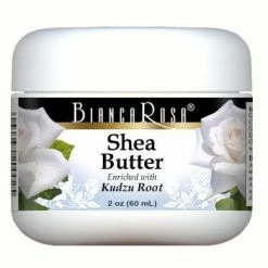 Bianca Rosa Shea Butter (100% Natural & Unrefined) Enriched With Kudzu Root (2 Oz, ZIN: 429002) - 2 Pack