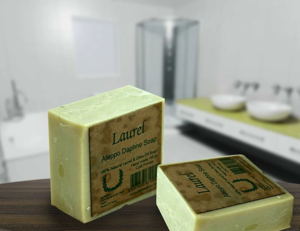 Aleppo Soap Bars, Hand-made, All-Natural, Vegan With Olive Oil And Laurel Extract (2) 5 Aleppo Soap Bars, Hand-made, All-Natural, Vegan With Olive Oil And Laurel Extract (2) - Image 3