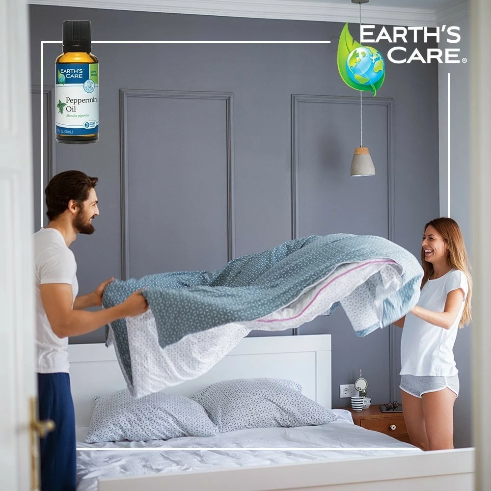 Earth's Care Pure Peppermint Essential Oil, Steam-Distilled, Bottled In USA (4 Bottles) 5 Earth's Care Pure Peppermint Essential Oil, Steam-Distilled, Bottled In USA (4 Bottles) - Image 3