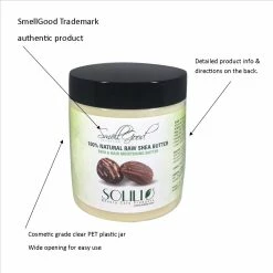 SmellGood - Pure Unrefined Shea Butter, Totally Natural And Organic, Ivory Color, Packed In 16 Oz Jar, 18 Units 8 SmellGood - Pure Unrefined Shea Butter, Totally Natural And Organic, Ivory Color, Packed In 16 Oz Jar, 18 Units -Moisturizers Sales yrpulx3m3kzk44wfihps6vm43o8i