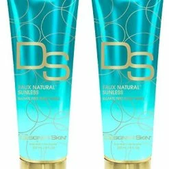 Lot Of 2 Designer Skin Faux Natural Sunless Sulfate Free Body Wash 8oz