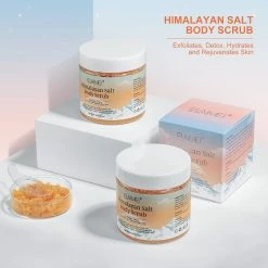 PEPHUCA Premium Himalayan Salt Body Scrub With Lychee Oil Natural Exfoliating Salt Scrub For Acne, Cellulite, Deep Cleansing, Scars, Wrinkles, Exfoliate And Moisturize Skin -Moisturizers Sales yvbp8ci7drf1dmyeiqnfc6d1ii4p