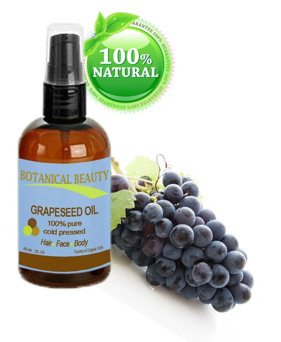Botanical Beauty Grapeseed Oil, 100% Pure, Cold Pressed. 4 Oz-120 Ml 3 Botanical Beauty Grapeseed Oil, 100% Pure, Cold Pressed. 4 Oz-120 Ml