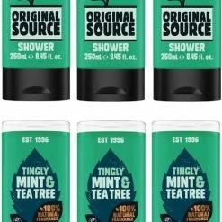 Original Source Tea Tree & Mint Shower Gel 250ml - (Pack Of 6)