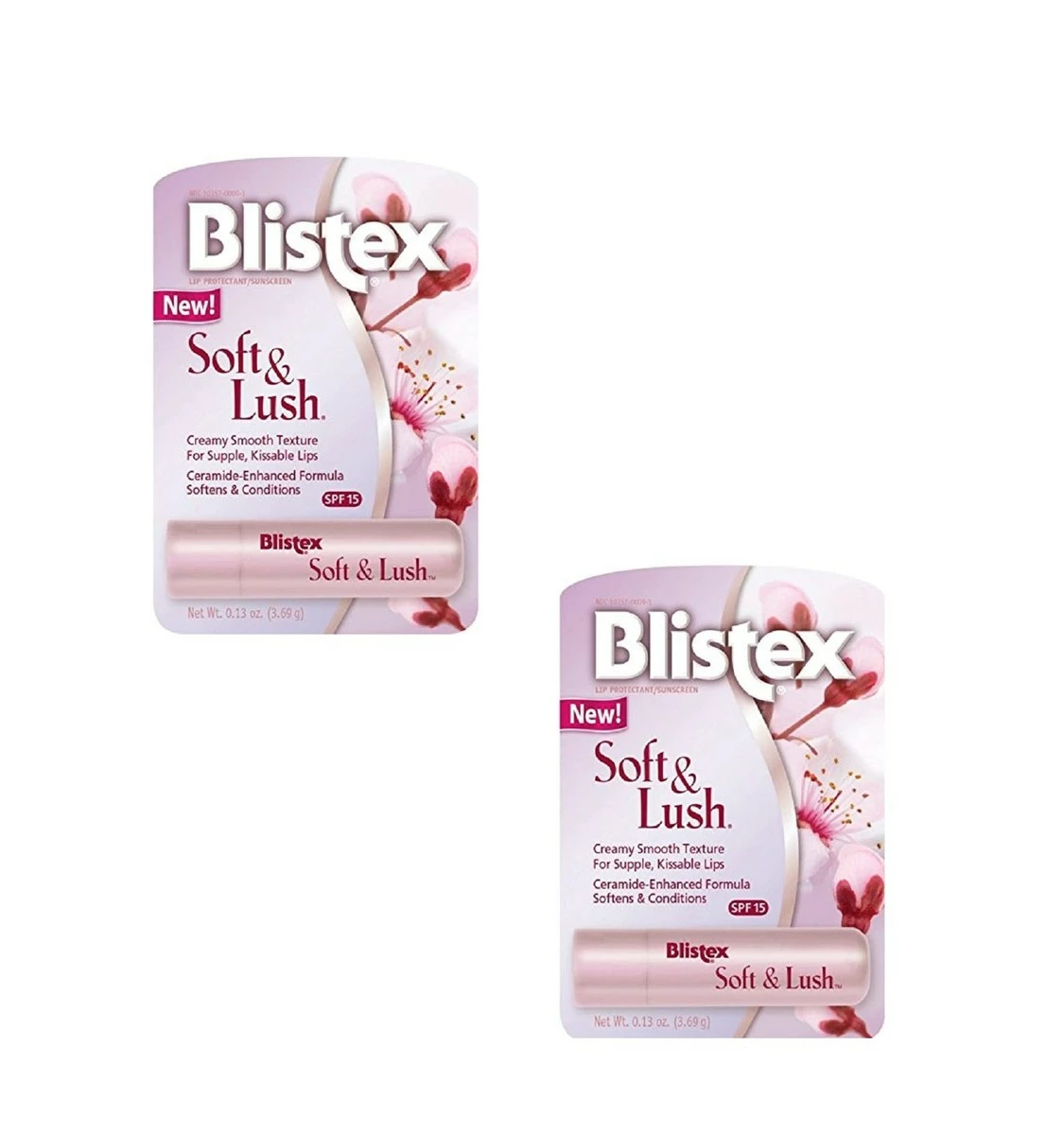 Blistex® Blistex Soft & Lush Lip Balm, SPF 15 0.13 Oz (Pack Of 2) 3 Blistex® Blistex Soft & Lush Lip Balm, SPF 15 0.13 Oz (Pack Of 2)