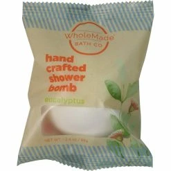 WholeMade Shower Bomb Box (Eucalyptus, 12 Count, 2.40 Oz Each) Natural, Vegan Shower Bombs To Refresh For An Aromatherapy At-Home Spa Experience - Perfect Gift Idea Handmade In The USA -Moisturizers Sales zafp9ofbjn4sg14iuqiez3nb6lki