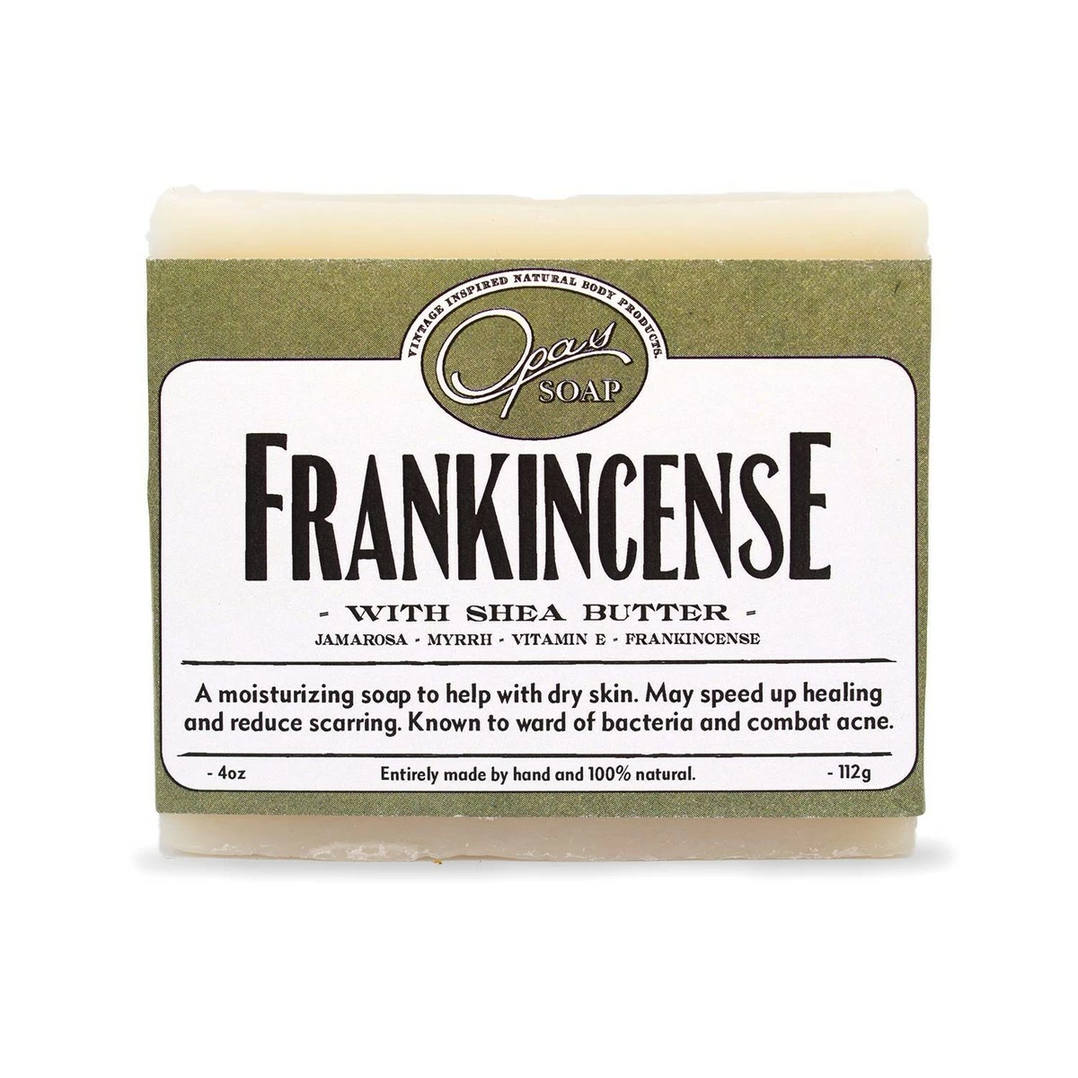 Opas Soap Frankincense Soap, 100% Pure, Wild Harvested, Made With SHEA Butter, Moisturizing, Anti-Aging, Cleansing 3 Opas Soap Frankincense Soap, 100% Pure, Wild Harvested, Made With SHEA Butter, Moisturizing, Anti-Aging, Cleansing