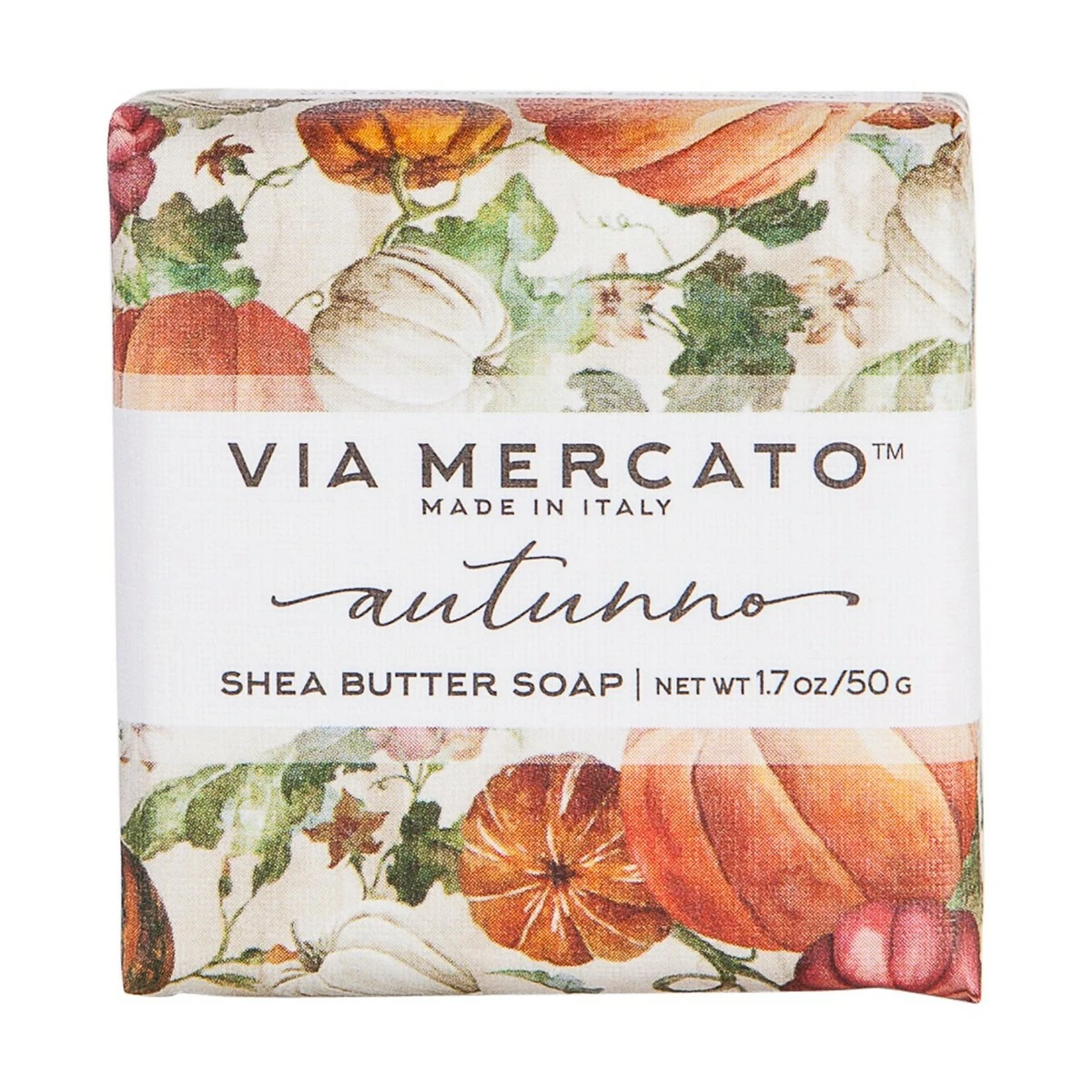 Via Mercato Natale Shea Butter Soap Boutique Luxury Gift Box (Set Of 4, 50g Each) - Autunno 6 Via Mercato Natale Shea Butter Soap Boutique Luxury Gift Box (Set Of 4, 50g Each) - Autunno - Image 4